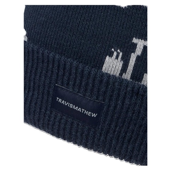Travis Mathew Mapes pánská zimní čepice, modrá