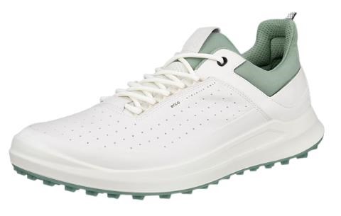 Ecco Core pánské kožené golfové boty, bílé