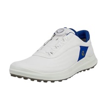 Ecco Core Boa pánské kožené golfové boty, bílé