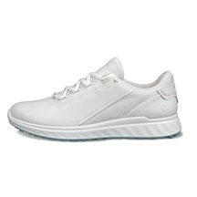 ECCO S-Casual dámské kožené golfové voděodolné boty, bílé