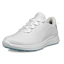 ECCO S-Casual dámské kožené golfové voděodolné boty, bílé