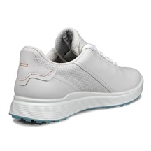 ECCO S-Casual dámské kožené golfové voděodolné boty, bílé