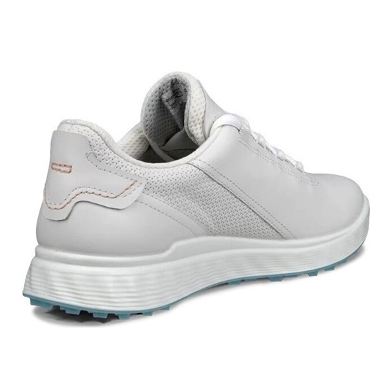 ECCO S-Casual dámské kožené golfové voděodolné boty, bílé