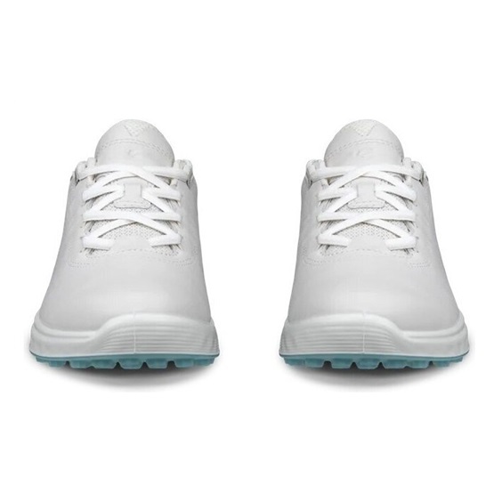 ECCO S-Casual dámské kožené golfové voděodolné boty, bílé