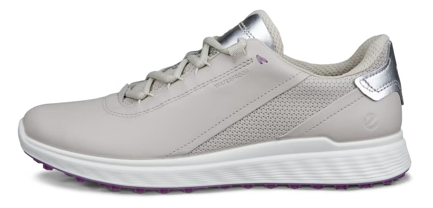 ECCO S-Casual dámské kožené golfové voděodolné boty, gravel