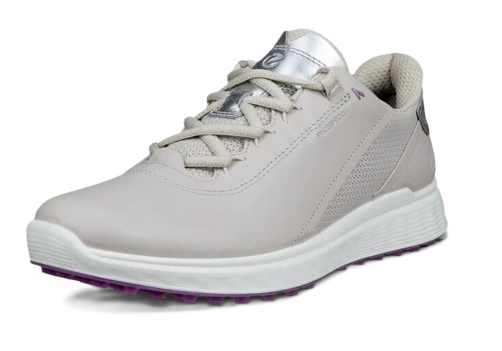 ECCO S-Casual dámské kožené golfové voděodolné boty, gravel