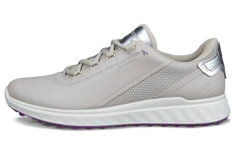 ECCO S-Casual dámské kožené golfové voděodolné boty, gravel