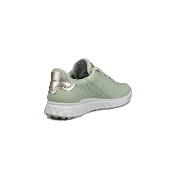 ECCO S-Casual dámské kožené golfové voděodolné boty, matcha