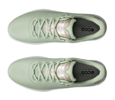 ECCO S-Casual dámské kožené golfové voděodolné boty, matcha