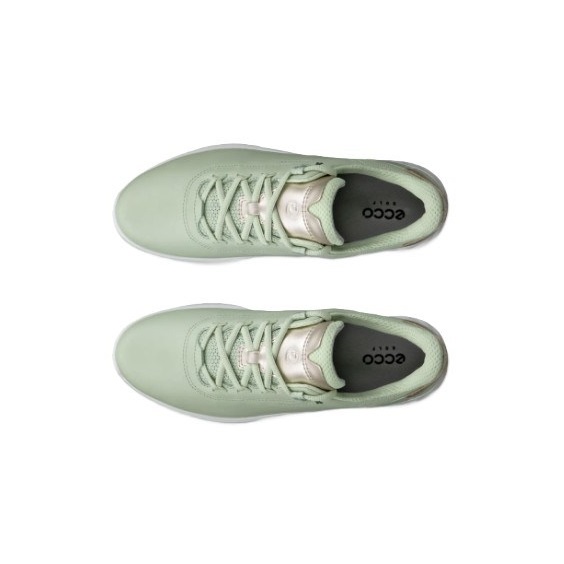 ECCO S-Casual dámské kožené golfové voděodolné boty, matcha
