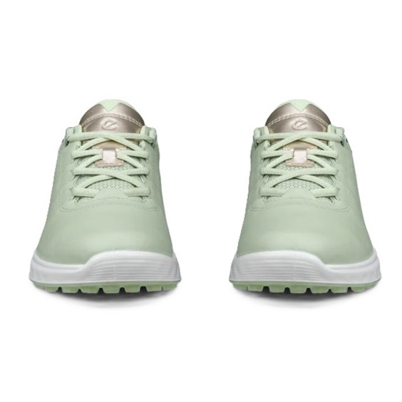 ECCO S-Casual dámské kožené golfové voděodolné boty, matcha