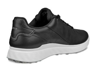Ecco S-Casual pánské kožené golfové voděodolné boty, černé