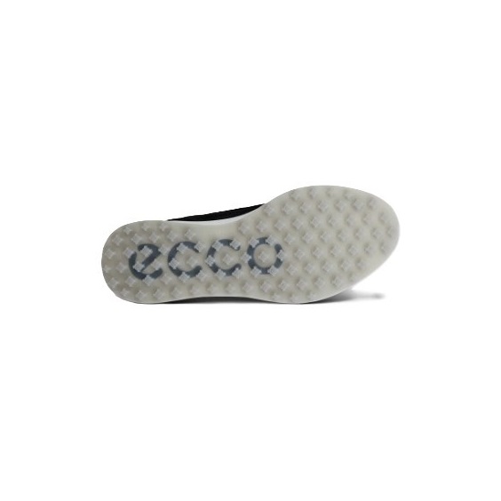 Ecco S-Casual pánské kožené golfové voděodolné boty, černé