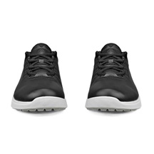 Ecco S-Casual pánské kožené golfové voděodolné boty, černé