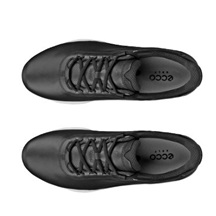 Ecco S-Casual pánské kožené golfové voděodolné boty, černé