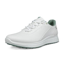 Ecco S-casual pánské kožené golfové voděodolné boty, bílé
