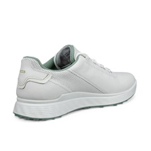 Ecco S-casual pánské kožené golfové voděodolné boty, bílé