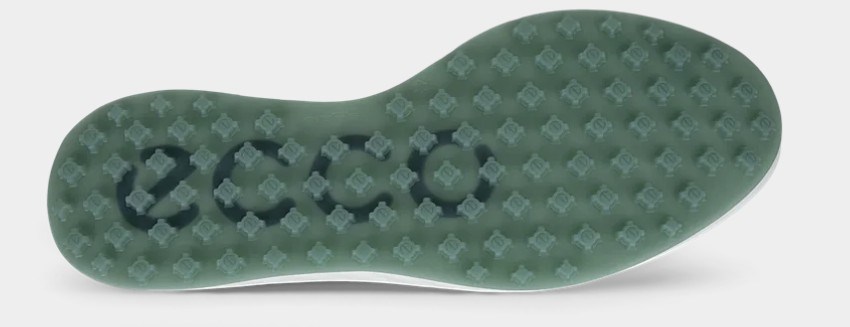 Ecco S-casual pánské kožené golfové voděodolné boty, bílé