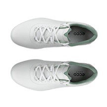 Ecco S-casual pánské kožené golfové voděodolné boty, bílé