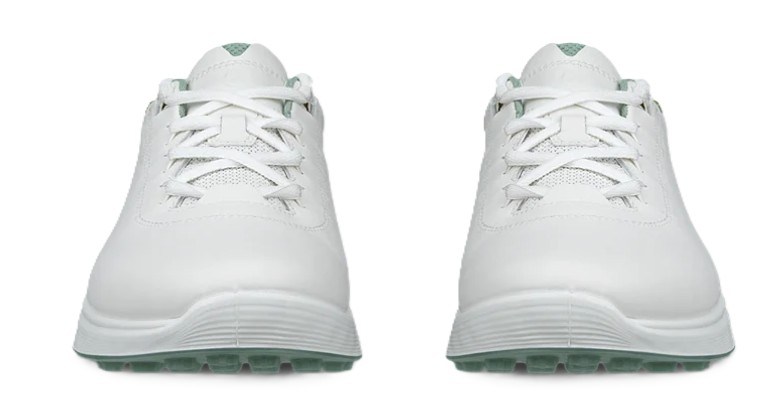 Ecco S-casual pánské kožené golfové voděodolné boty, bílé