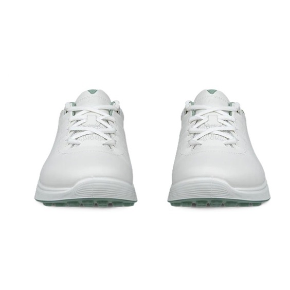 Ecco S-casual pánské kožené golfové voděodolné boty, bílé