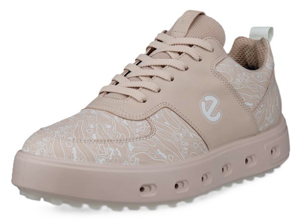 Ecco Golf Street 720 dámské kožené Gore-Tex golfové boty, rose dust