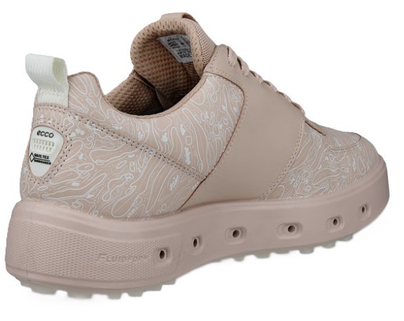 Ecco Golf Street 720 dámské kožené Gore-Tex golfové boty, rose dust