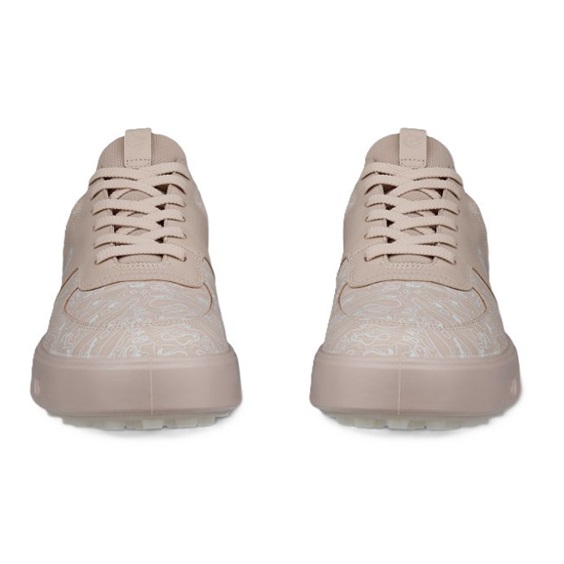 Ecco Golf Street 720 dámské kožené Gore-Tex golfové boty, rose dust