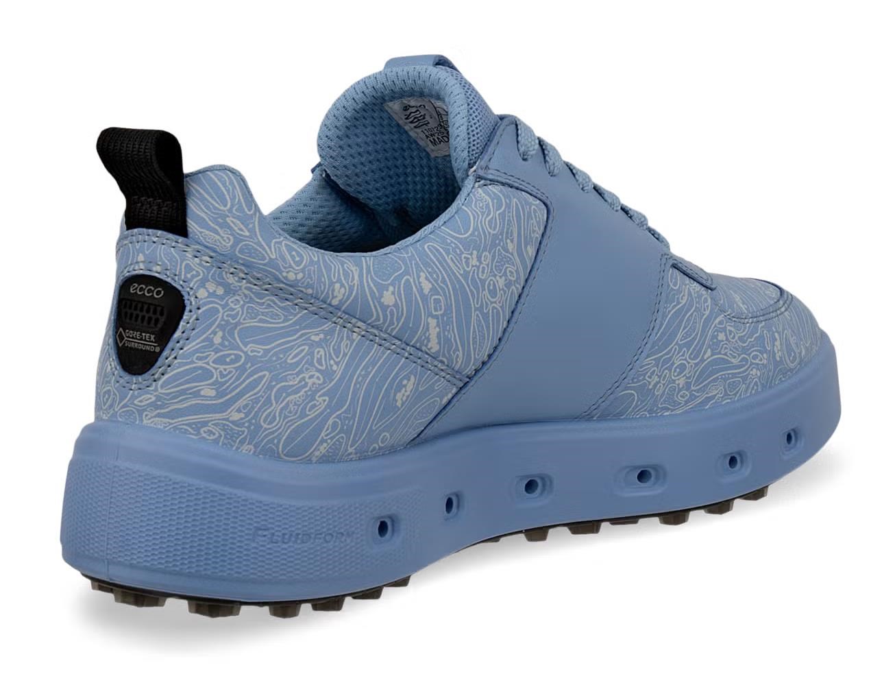 Ecco Street 720 dámské kožené Gore-Tex boty, blue bell