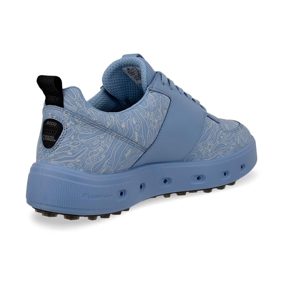 Ecco Street 720 dámské kožené Gore-Tex boty, blue bell