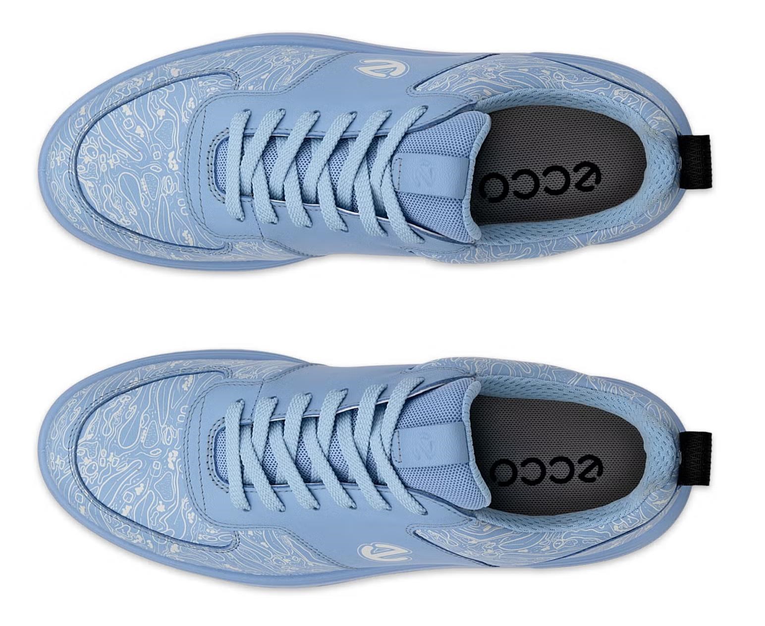 Ecco Street 720 dámské kožené Gore-Tex boty, blue bell