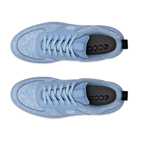 Ecco Street 720 dámské kožené Gore-Tex boty, blue bell