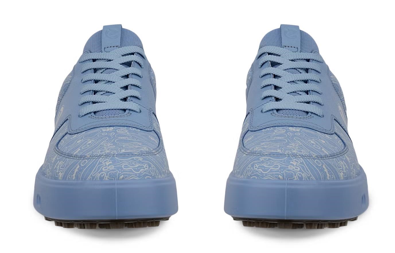 Ecco Street 720 dámské kožené Gore-Tex boty, blue bell