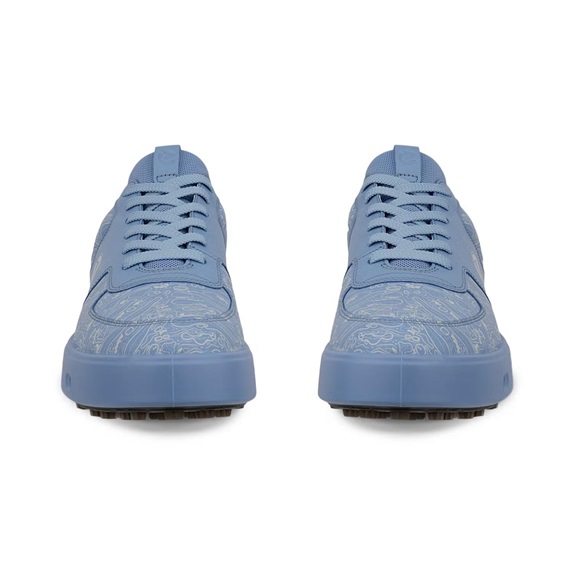Ecco Street 720 dámské kožené Gore-Tex boty, blue bell