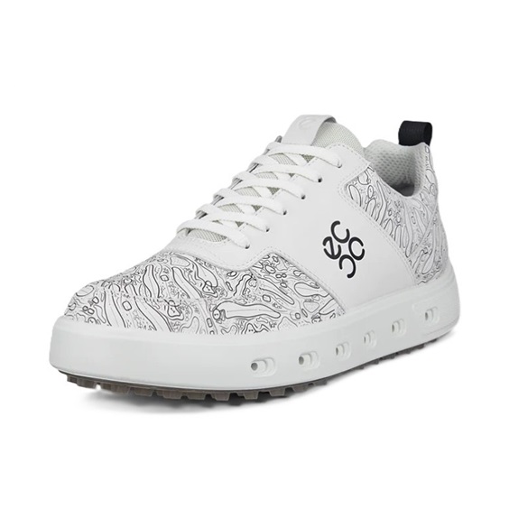 Ecco Street 720 pánské golfové boty, bílé
