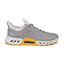 Ecco Biom C4 pánské kožené Gore-Tex golfové boty, wild dove sunrise