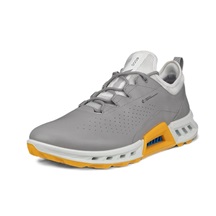 Ecco Biom C4 pánské kožené Gore-Tex golfové boty, wild dove sunrise