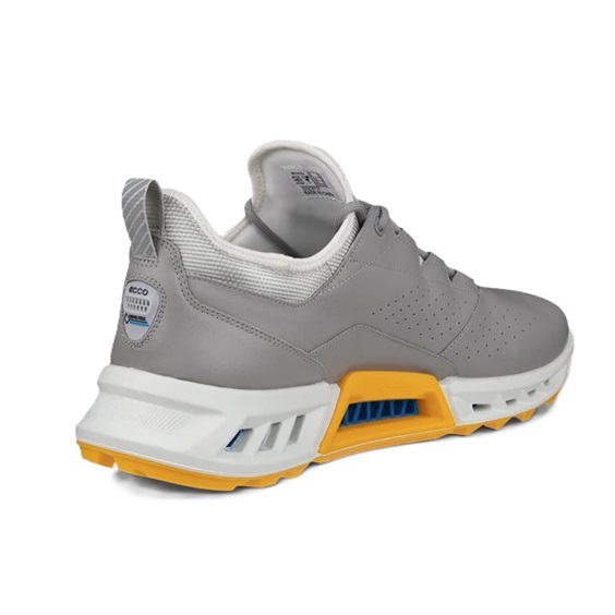 Ecco Biom C4 pánské kožené Gore-Tex golfové boty, wild dove sunrise