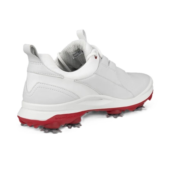Ecco Biom Tour dámské kožené golfové voděodolné boty, bílé