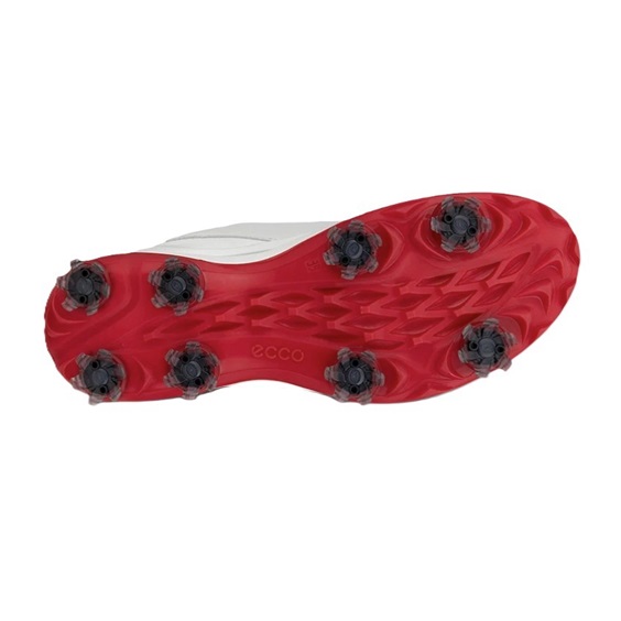 Ecco Biom Tour dámské kožené golfové voděodolné boty, bílé