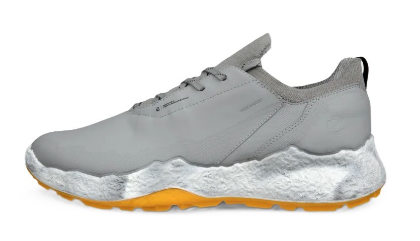 Ecco Biom H5 pánské kožené golfové voděodolné boty, wild dove
