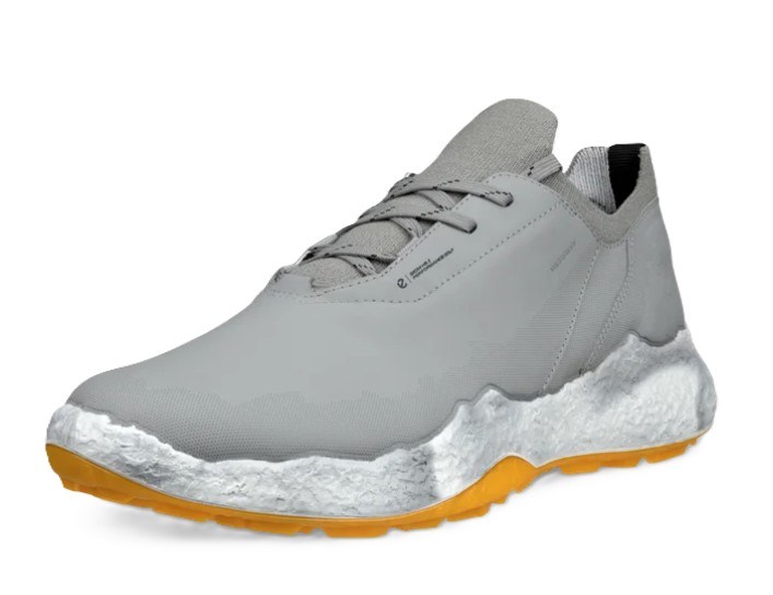 Ecco Biom H5 pánské kožené golfové voděodolné boty, wild dove