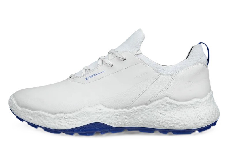 Ecco Biom H5 pánské kožené golfové voděodolné boty, bílý
