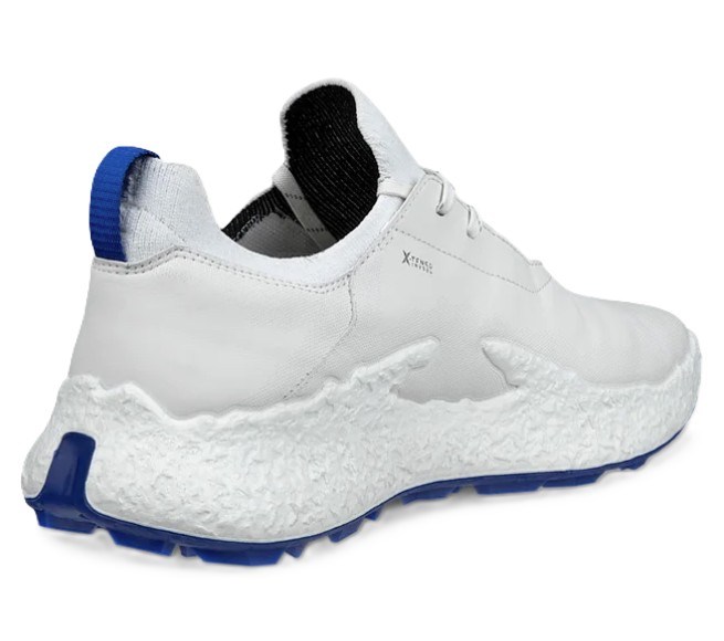 Ecco Biom H5 pánské kožené golfové voděodolné boty, bílý