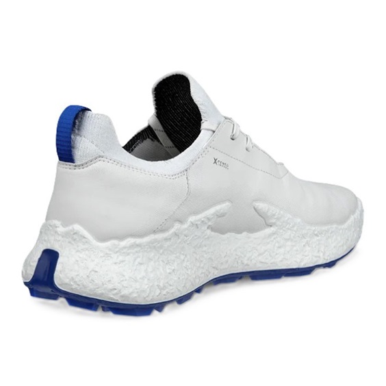 Ecco Biom H5 pánské kožené golfové voděodolné boty, bílý