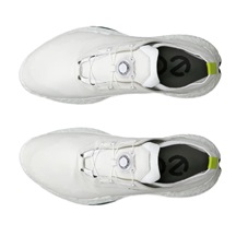 Ecco Biom H5 Boa pánské kožené golfové voděodolné boty, bílé