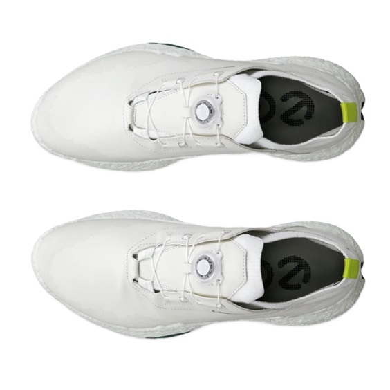 Ecco Biom H5 Boa pánské kožené golfové voděodolné boty, bílé