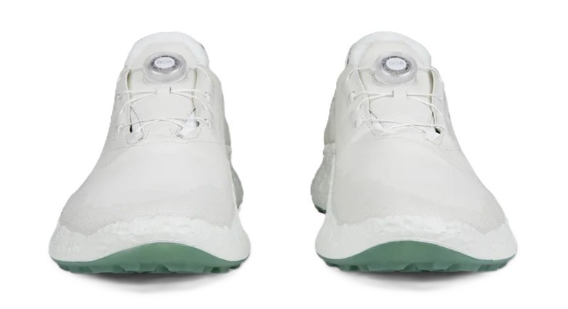 Ecco Biom H5 Boa pánské kožené golfové voděodolné boty, bílé