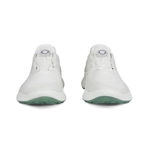 Ecco Biom H5 Boa pánské kožené golfové voděodolné boty, bílé