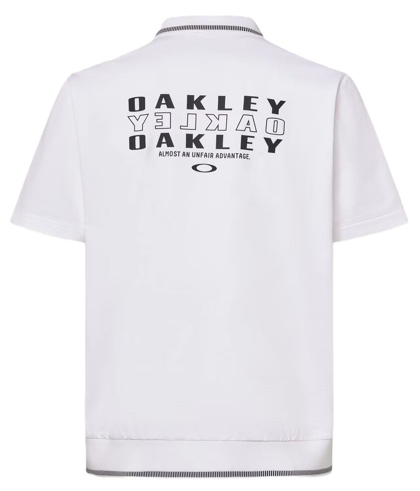 Oakley O-SYNC PACK ABSTRACT HEM pánské polo, bílé